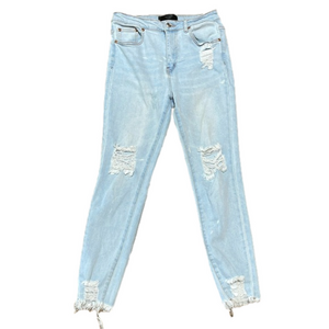 Monkey Ride Jeans Distressed Destroyed Skinny Slim Jean Size 9/29